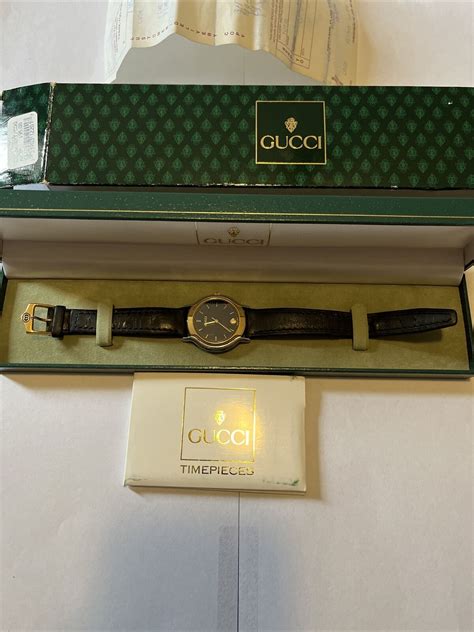 gucci 8000.2 m watch|Gucci Watch 8000.2M 18k GP Gold Plated SS Two Tone .